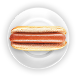 Plain Hot Dog 