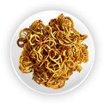 Curly Fries With Your Choice Of Dip 