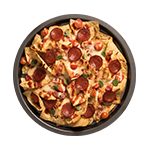 Nachos With Pepperoni 